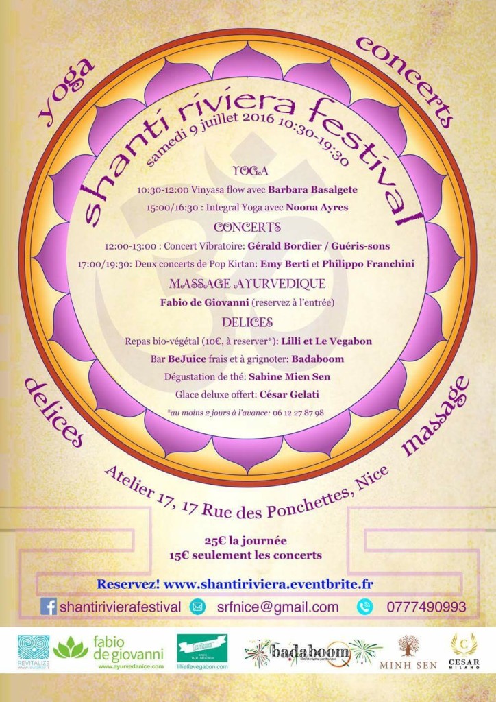 Shanti Riviera Festival Revitalize Yoga & Reiki